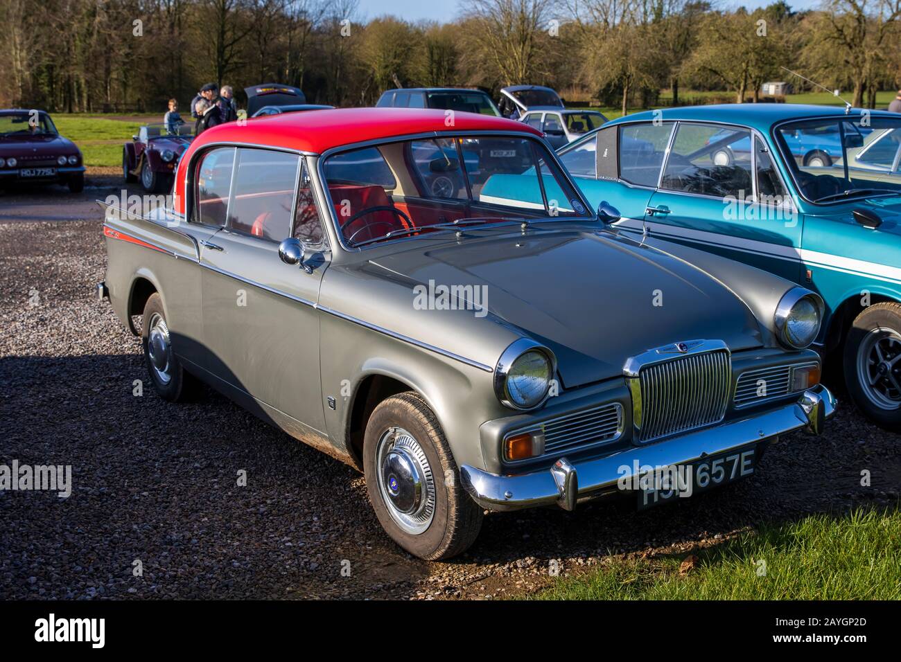 Sunbeam Rapier, 1967, Reg.-Nr.: HSN 657E, auf Der Great Western Classic Car Show, Shepton Mallet UK, Februar 08, 2020 Stockfoto