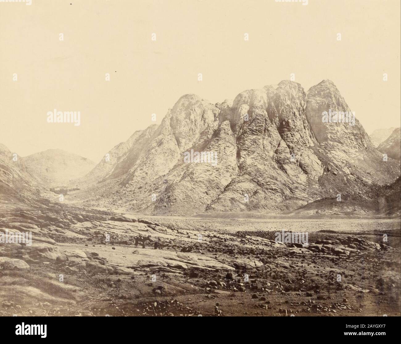 Francis Frith (Englisch - Mount Horeb, Sinai Stockfoto
