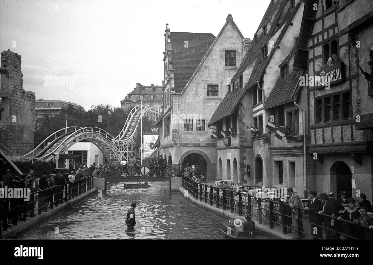 Die Pariser Ausstellung Von 1937 Paris Exposition Exposition Exposition Internationale des Arts et Techniques dans la Vie Moderne Stockfoto