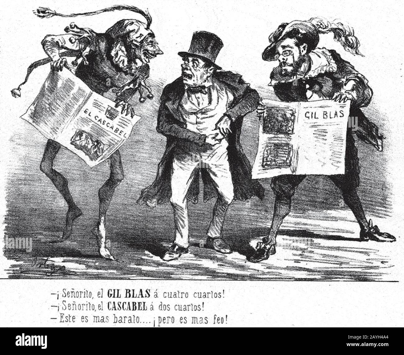 Francisco Ortego Vereda, Humor. Stockfoto