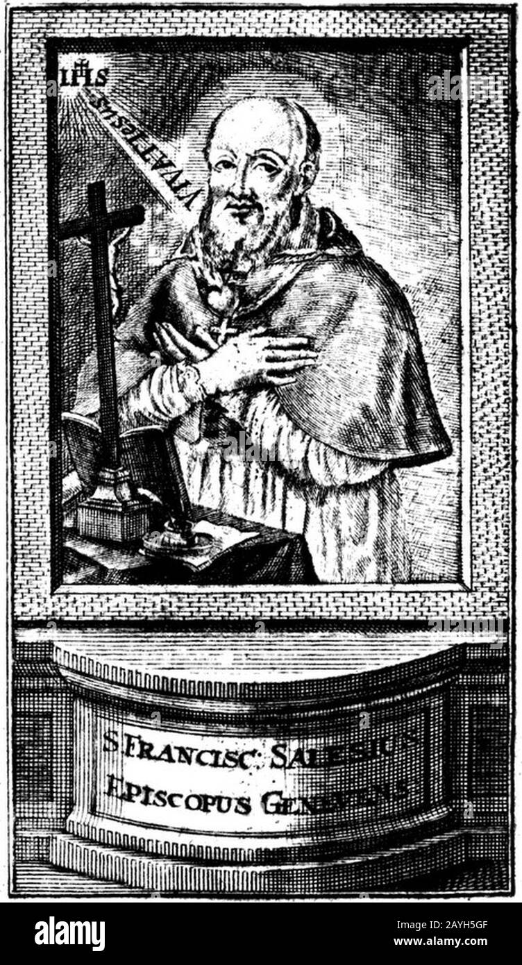 Franciscus von Sales. Stockfoto