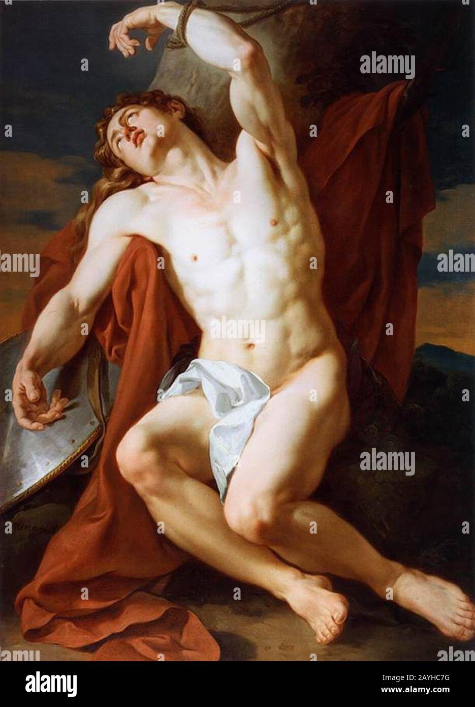 François-Guillaume Ménageot - Das Martyrium des heiligen Sebastian Stockfoto