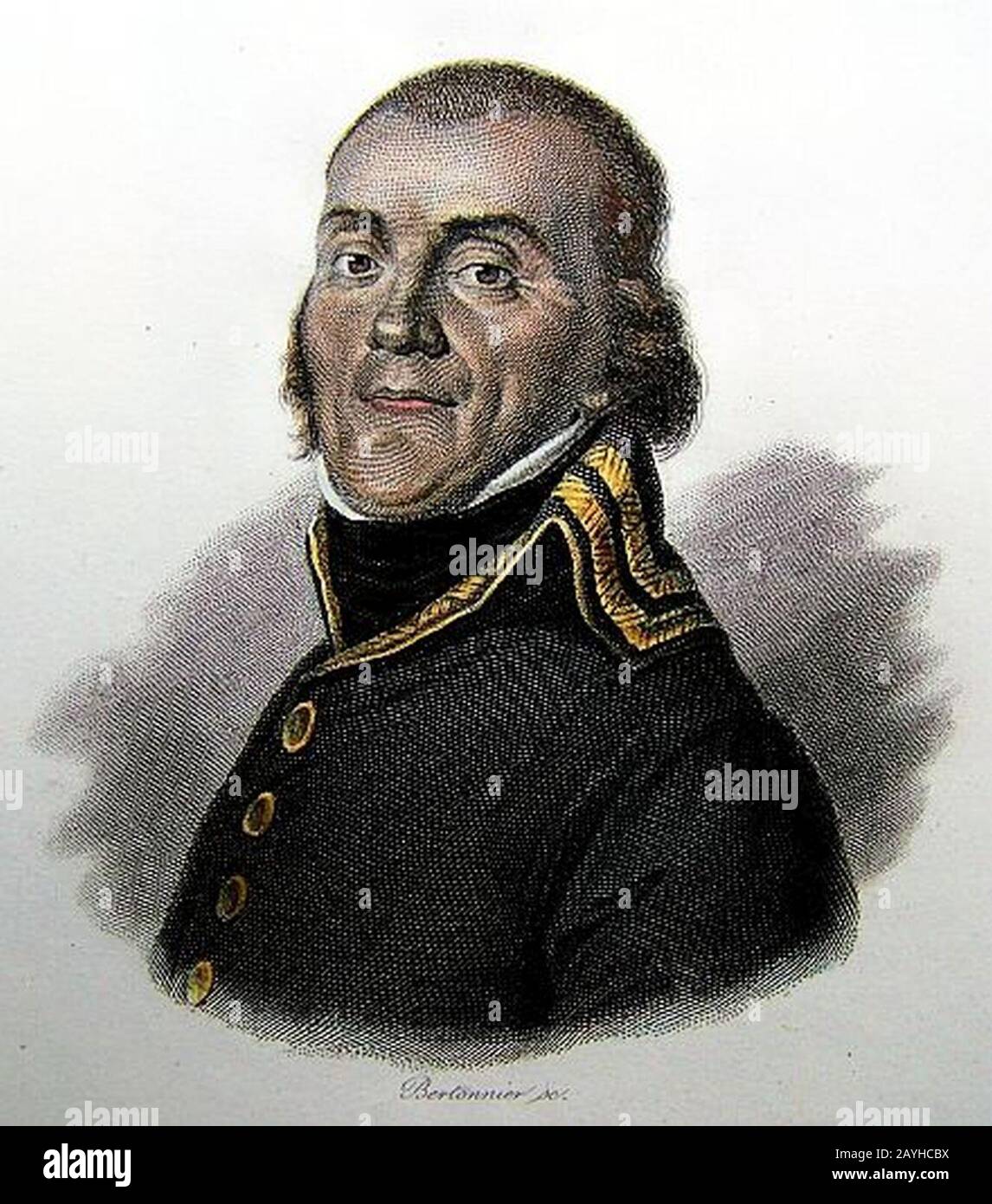 François-Joseph Lefebvre général de Division. Stockfoto