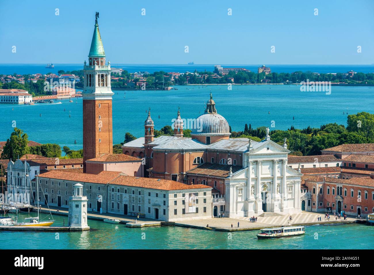 Kirche San Giorgio Maggiore auf der gleichnamigen Insel in Venedig, Italien Stockfoto