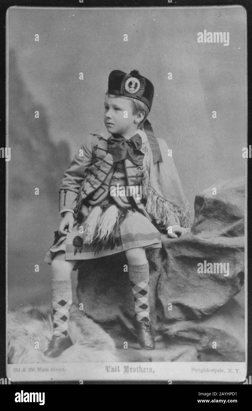 Franklin D. Roosevelt Porträt in Poughkeepsie, New York, Januar, 1887 (5285441255). Stockfoto