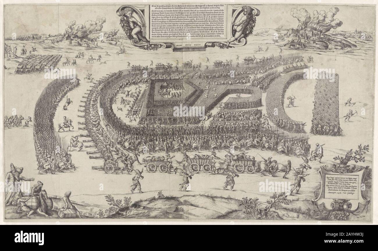 Frans Huys - Die osmanische Armee, die sich aufmacht. Stockfoto