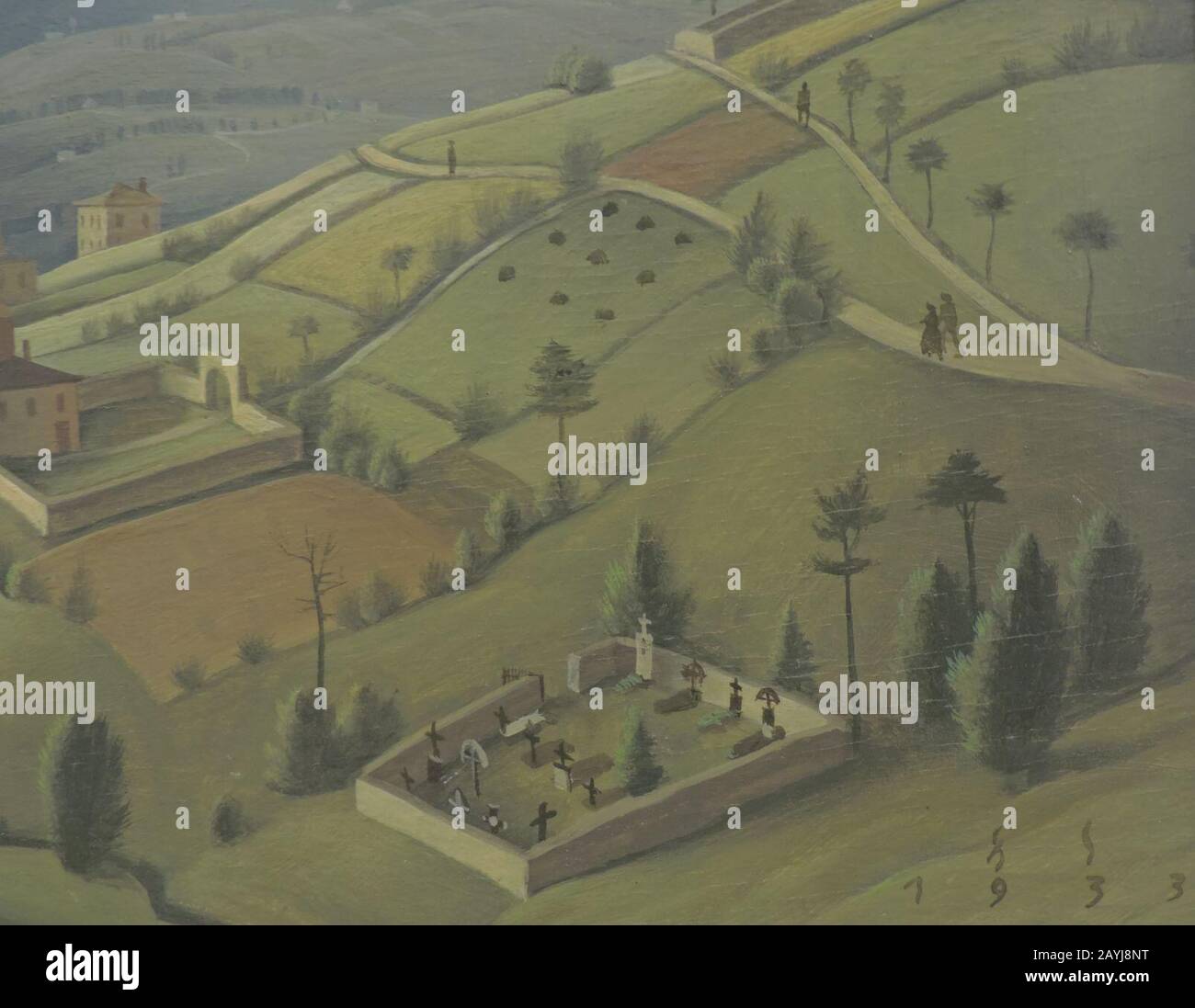 Franz Sedlacek Abendlandschaft Kunstposter - Leinwanddruck 60x90 Cm Für Wohnzimmer