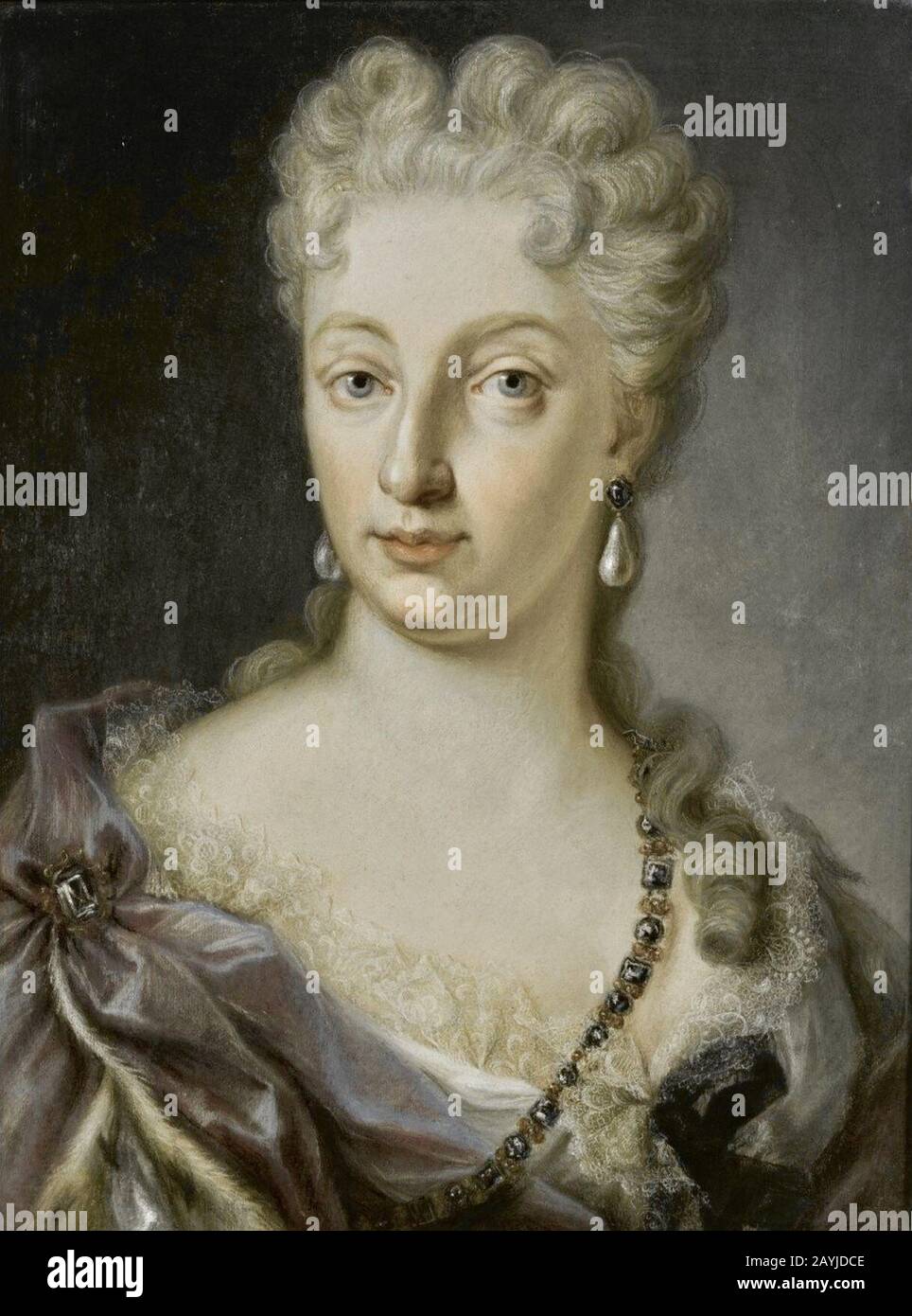 Fratellini, Giovanna - Violante Beatrice von Bayern 1720. Stockfoto