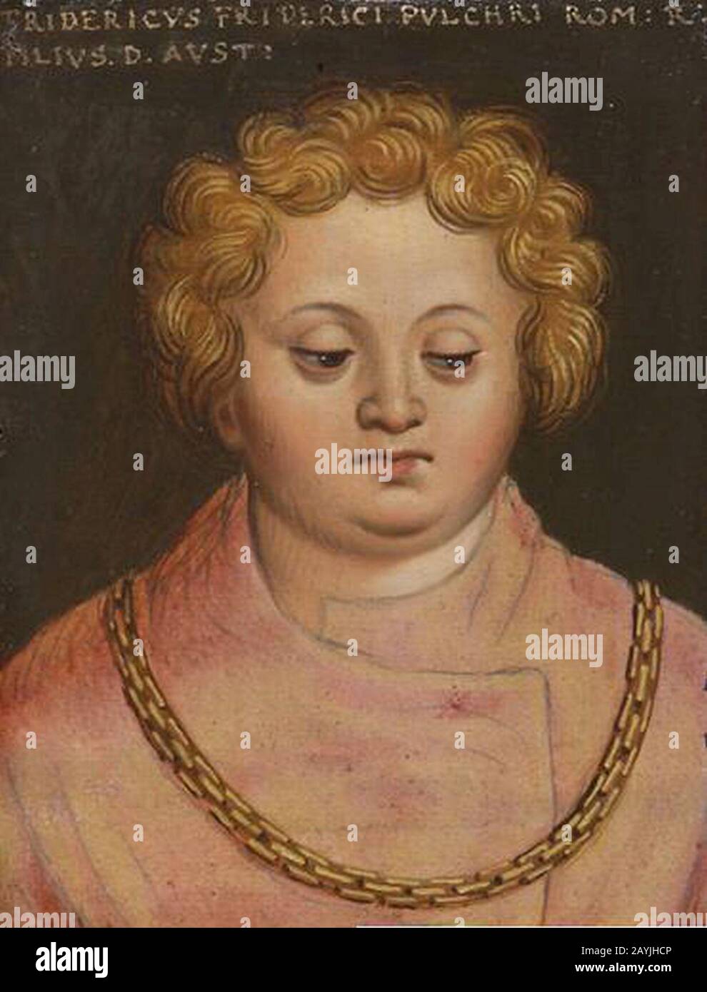Friedrich (starb jung 1322). Stockfoto