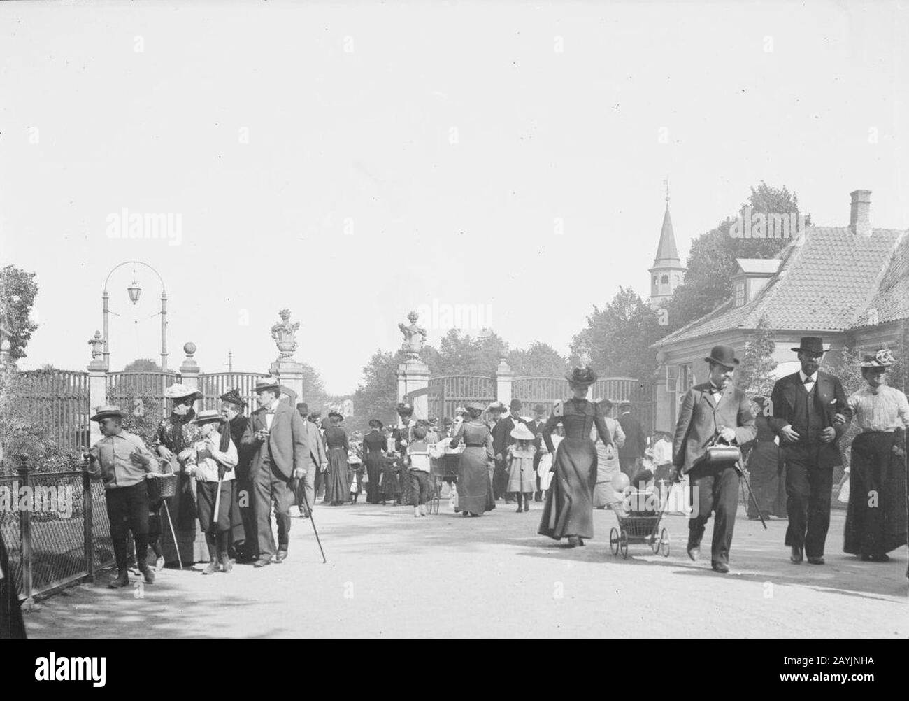 Frederiksberg Runddel von Fritz Theodor Benzen (3). Stockfoto