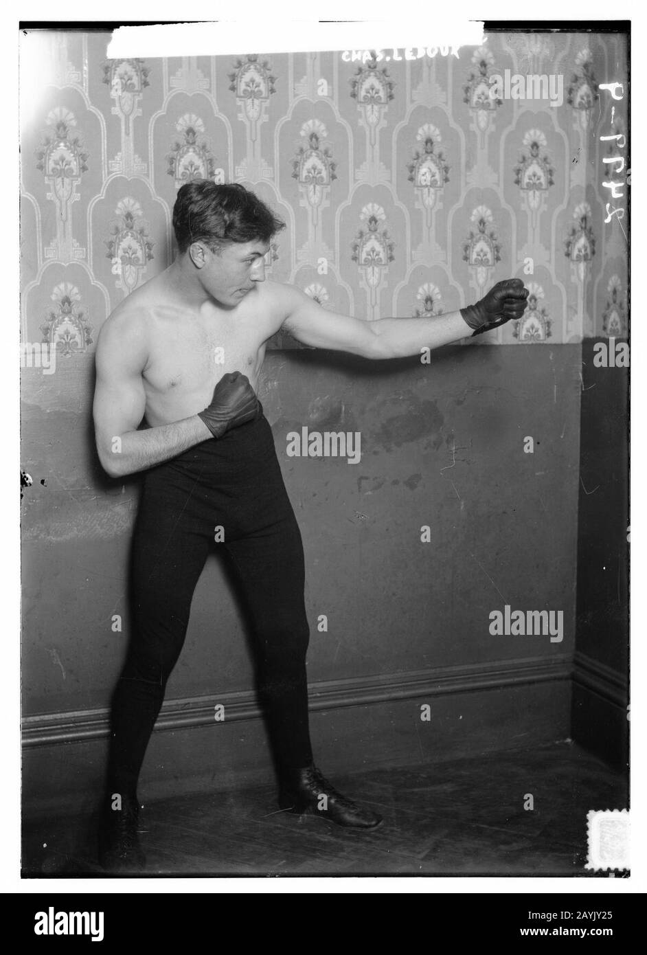 Der französische Boxer Charles 'Little Apache' Ledoux Stockfoto