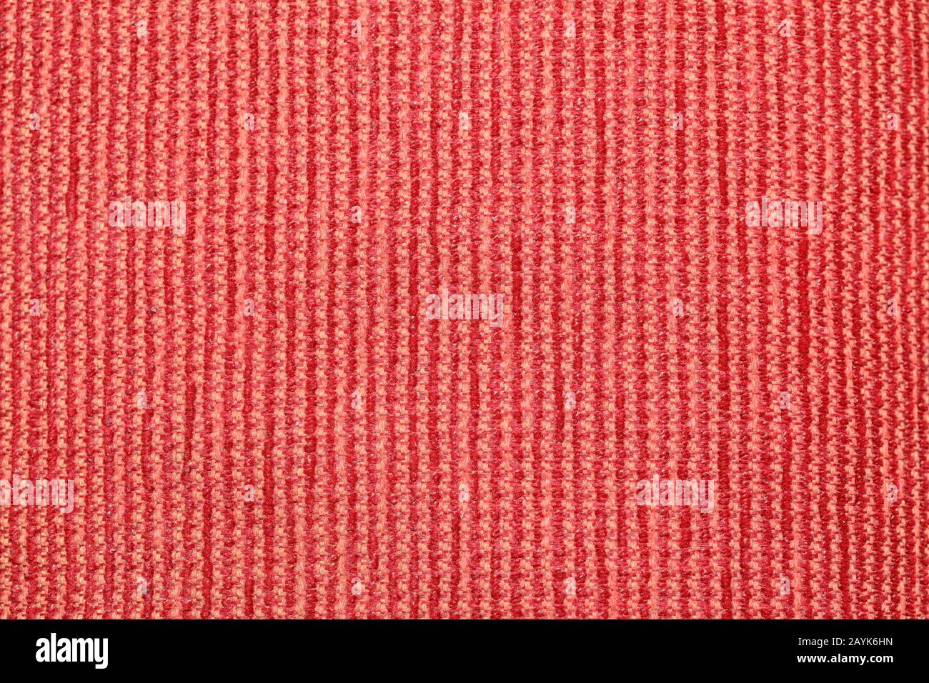 -Rote gewebt Hintergrundstoff Stockfoto