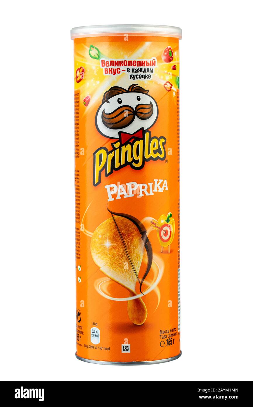 Pringles Packung Ausgeschnittene Stockfotos und -bilder - Alamy