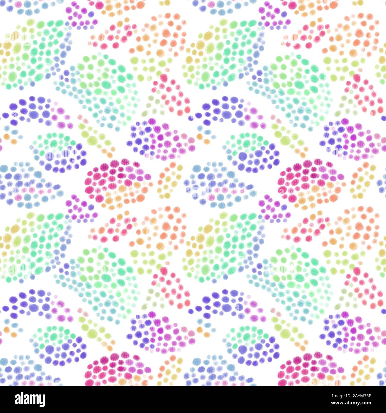 Nahtlose, Moderne Kunstkarte für Bannerdesign. Bunte Flecken auf weißem Hintergrund Stockfoto