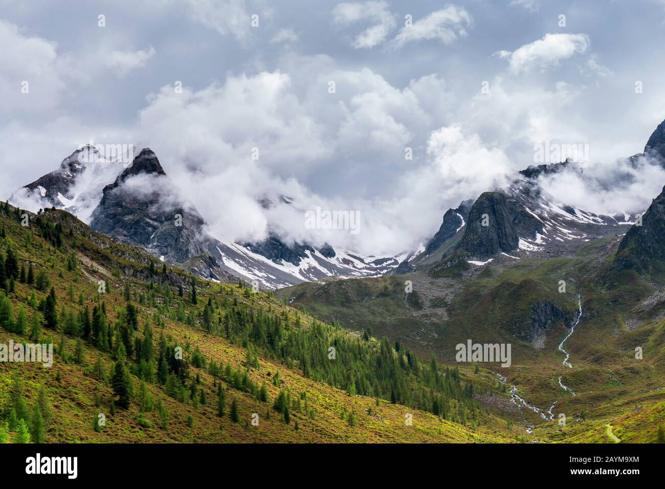 Oetztaler Berglandschaft, Österreich, Tyrol Stockfoto