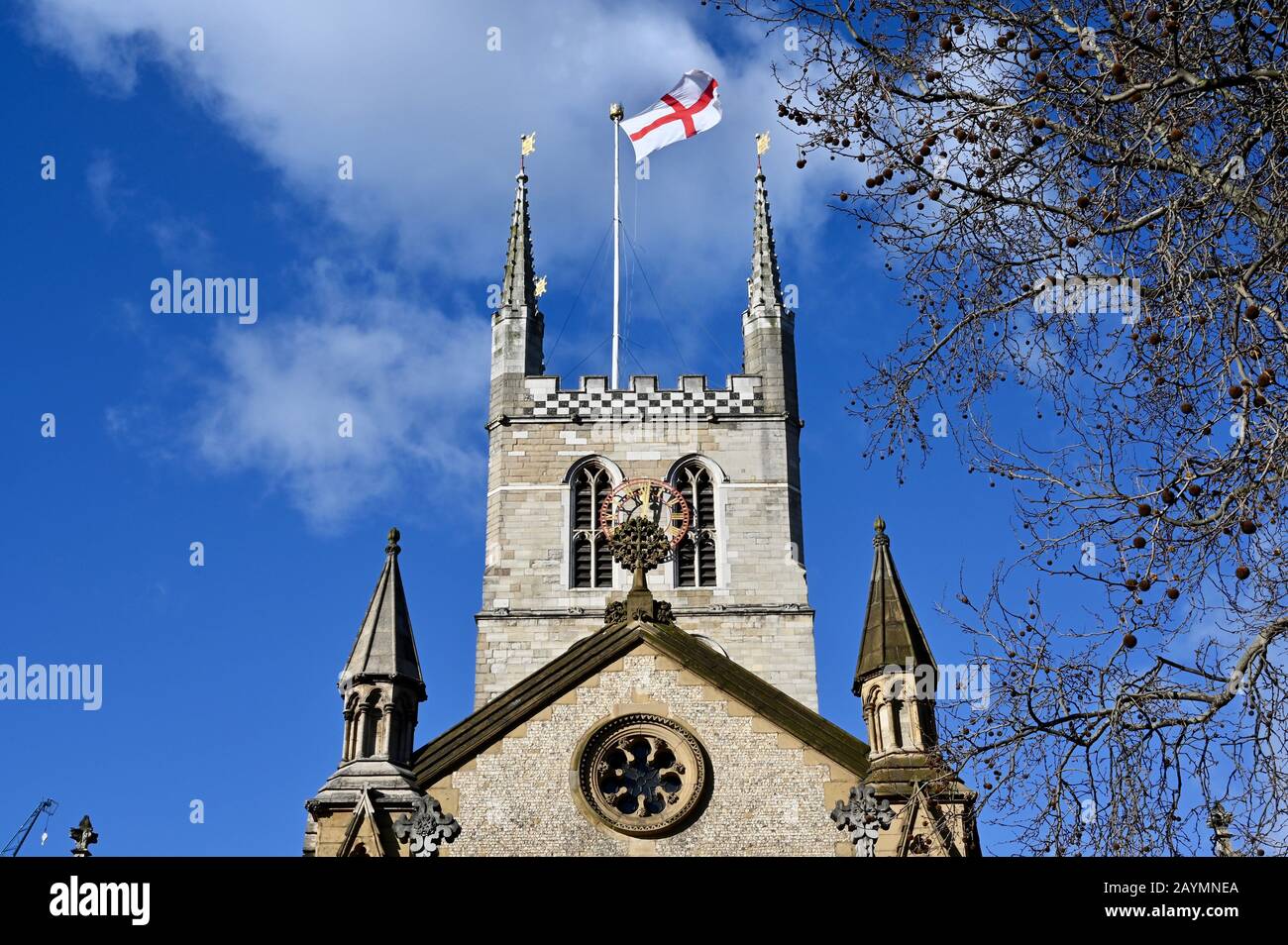 Southwark Cathedral, London Bridge, Southwark, London. GROSSBRITANNIEN Stockfoto