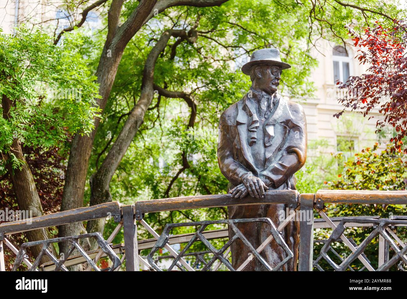 14. MAI 2018, BUDAPEST, UNGARN: Imre Nagy Politikerstatue in Budapest, Ungarn Stockfoto