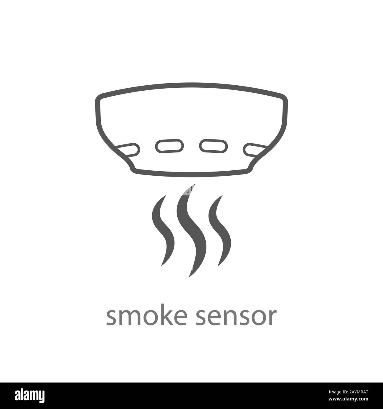 Rauchwarnmelder Symbol Stock-Vektorgrafiken kaufen - Alamy
