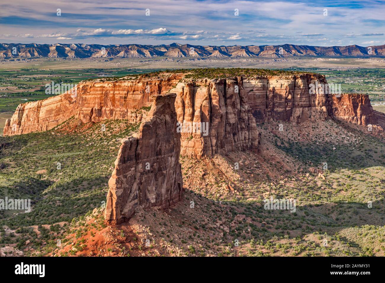 Rockformation Independence Monument, Colorado National Monument, Colorado, USA Stockfoto