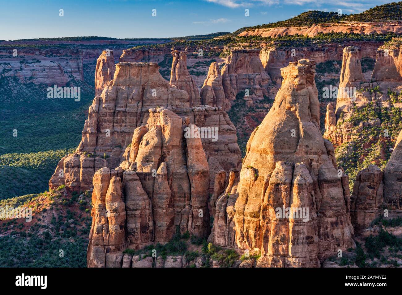 Buchen Cliffs Rock Formations, Colorado National Monument, Colorado, USA Stockfoto
