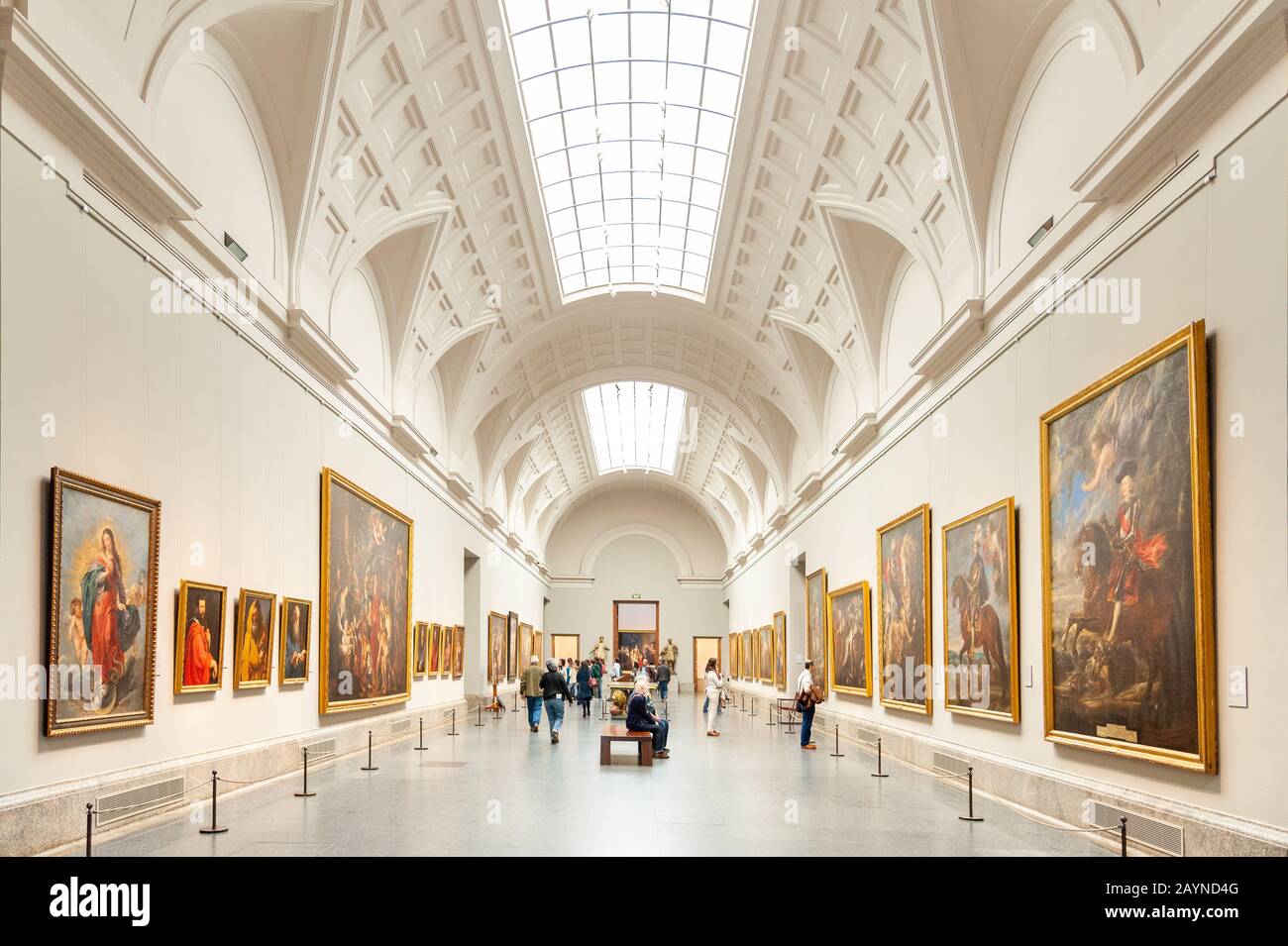 Kunstgalerie Museo del Prado, Madrid, Spanien Stockfoto