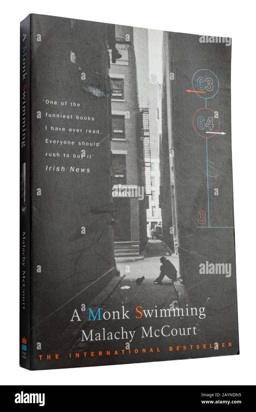 A Monk Schwimmen, eine Memoiren des Schriftstellers Malachy McCourt, Taschenbuch Stockfoto