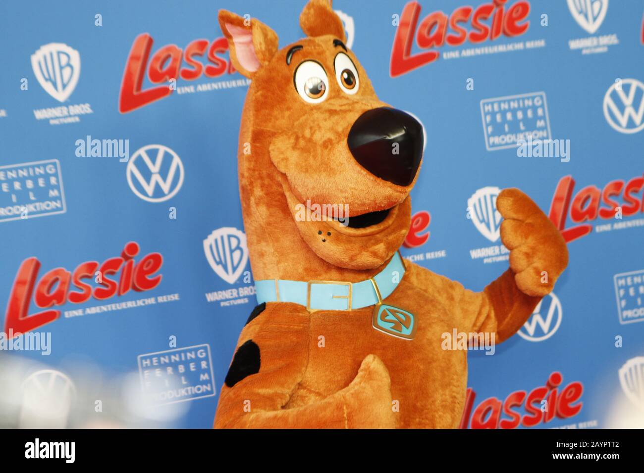 Berlin, Deutschland. Februar 2020. Berlin: Weltpremiere von LASSIE - EINE ABENTEUERREISE vor dem Zoopalast in Berlin in Anwesenheit des Regisseurs Hanno Olderdissen und der Schauspieler Nico Marischka, Bella Bading, Sebastian Bezzel, Anna Maria Mühe, Matthias Habich, Justus von Dohnányi, Christoph Letkowski, Johann von Bülow und Jana Pallaske (Foto von Simone Kuhlmey/Pacific Press) Credit: Pacific Press Agency/Alamy Live News Stockfoto