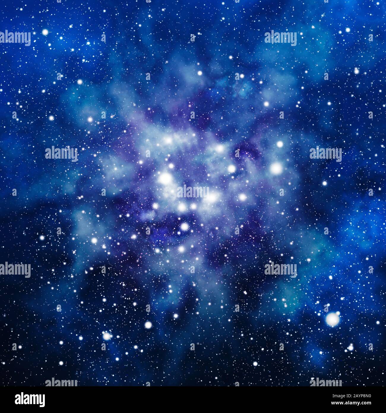 Sterne, Raum, Sternenfeld, Nachthimmel, Nebel Stockfoto