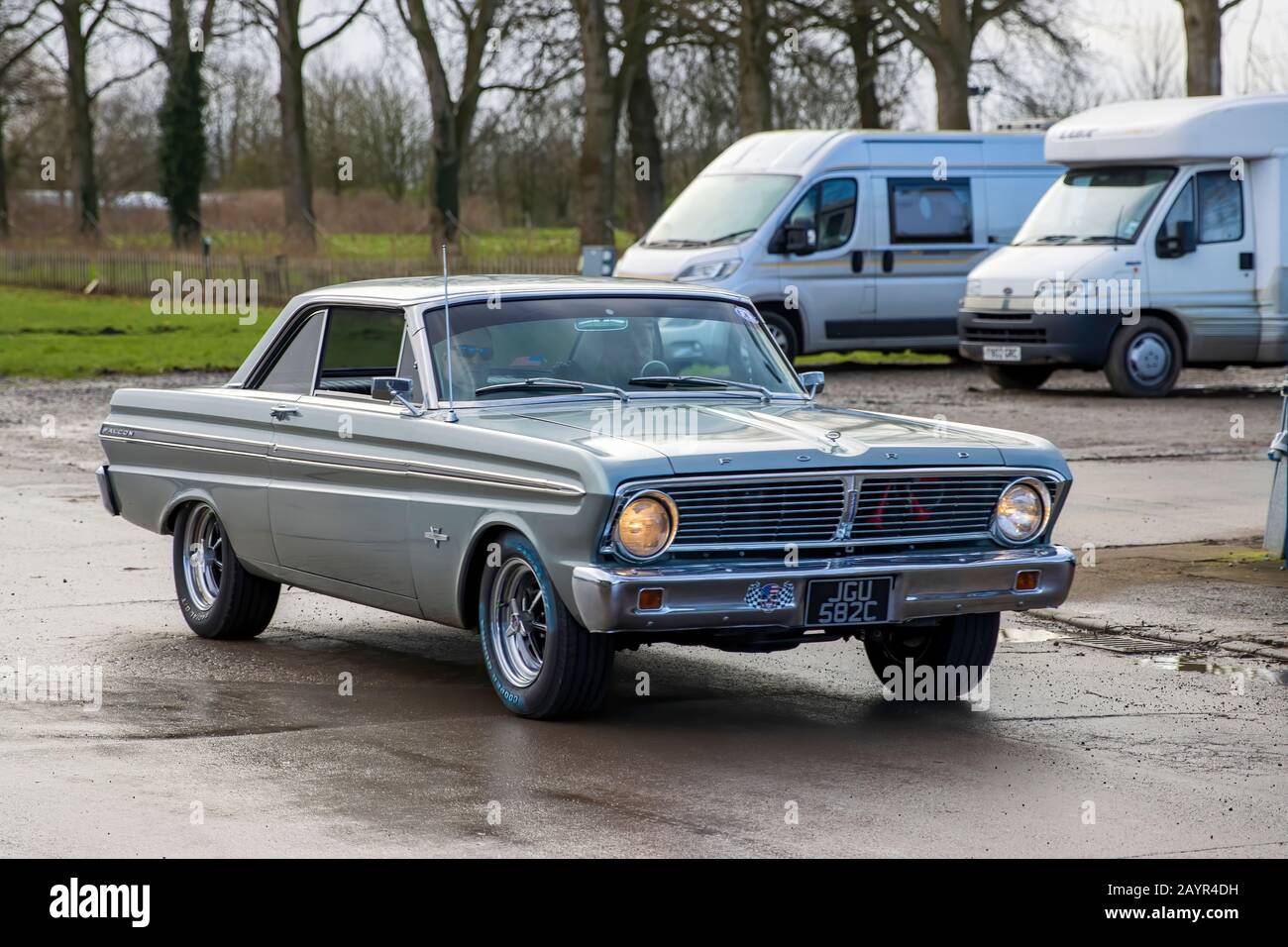 Ford Falcon Sprint, 1965, Reg No: JGU 582C, auf Der Great Western Classic Car Show, Shepton Mallet UK, Februar 08, 2020 Stockfoto