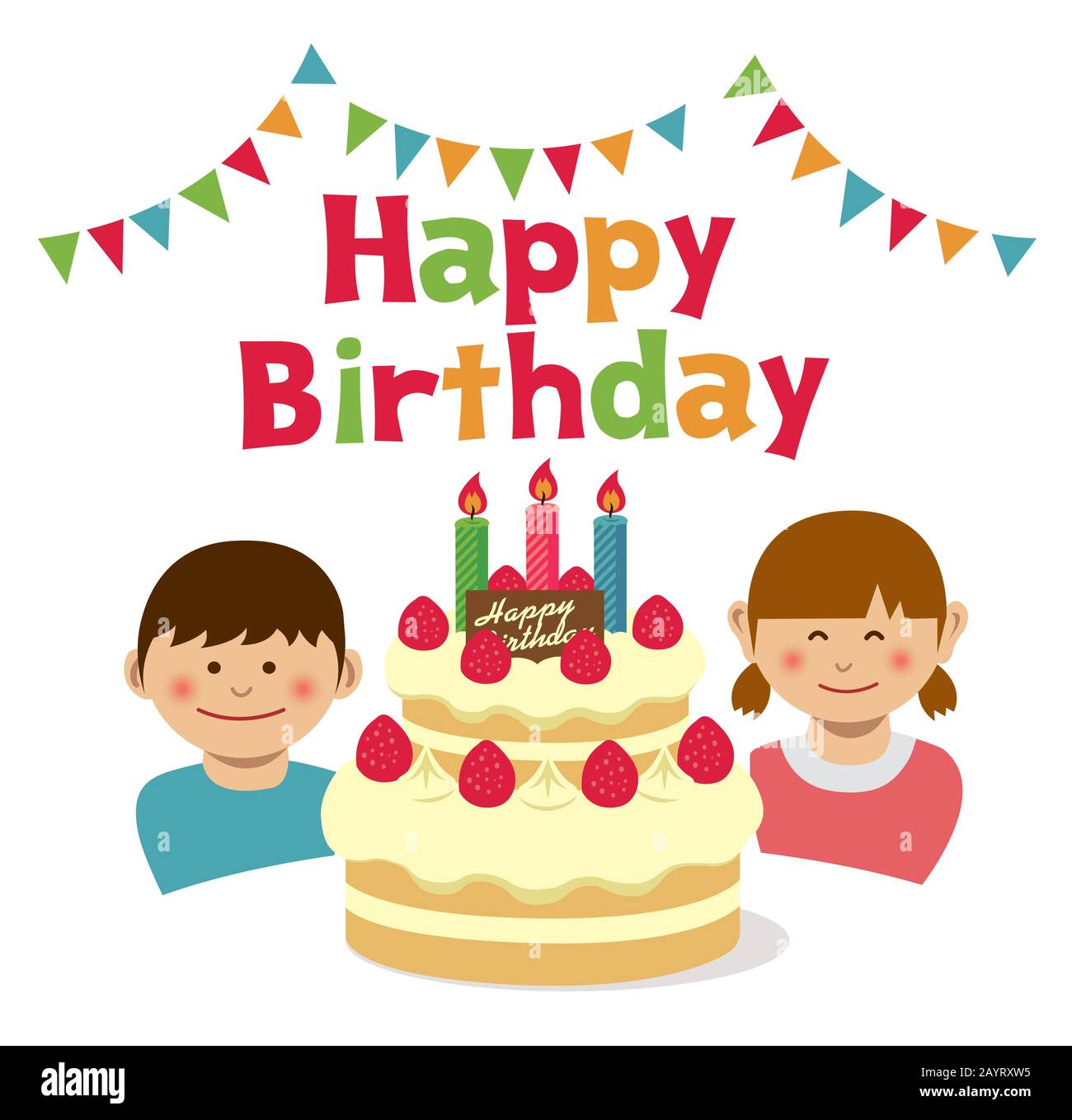 Alles gute zum geburtstag kinder -Fotos und -Bildmaterial in hoher