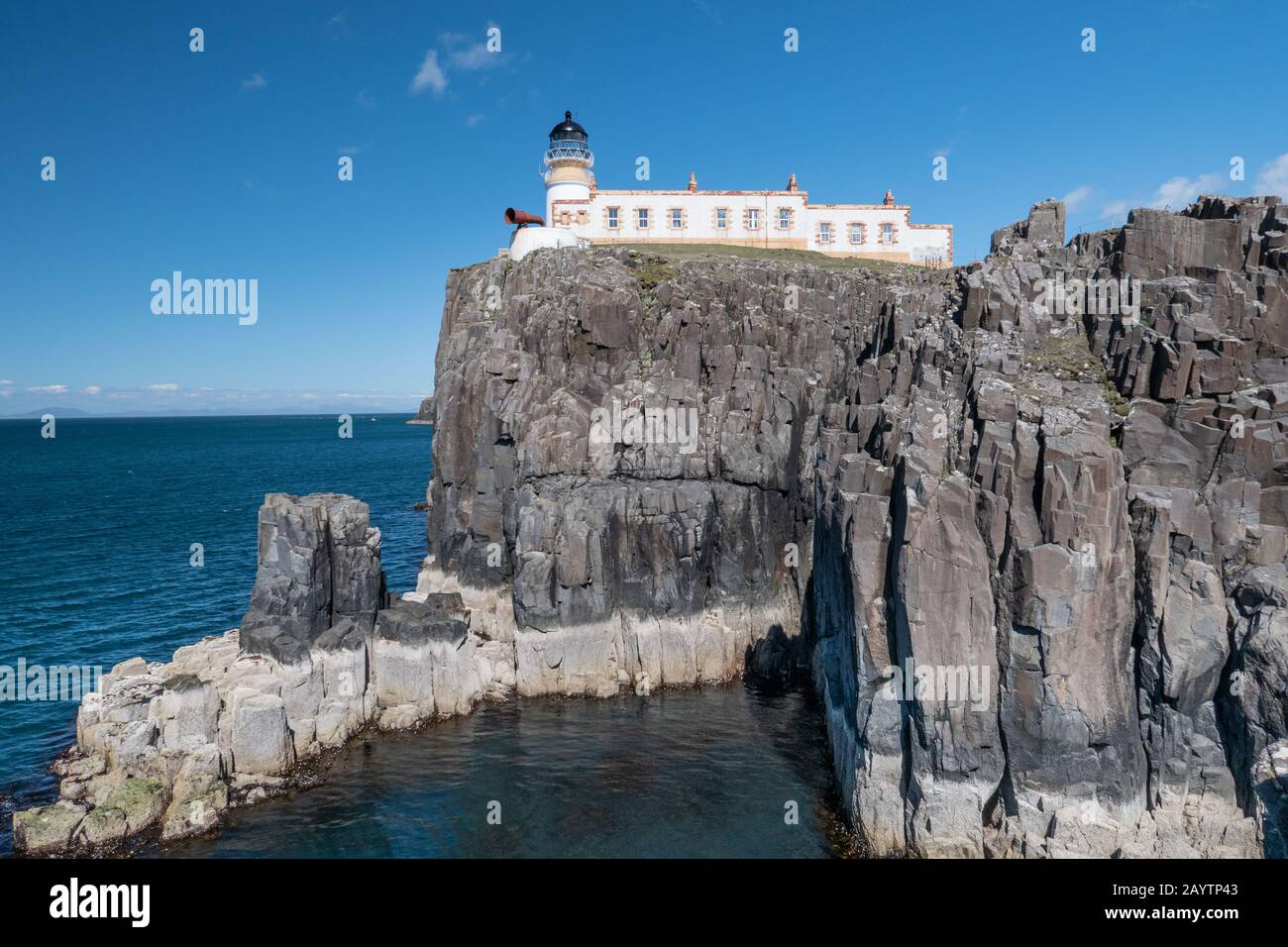 Neist Point Lighthouse, Die Insel Skye, Schottland, Großbritannien. Stockfoto