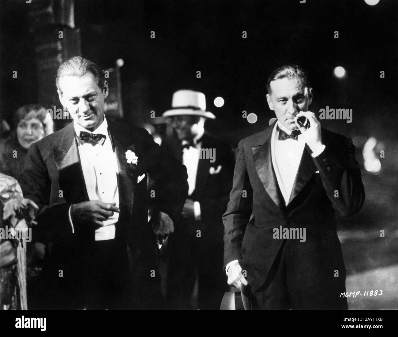 Lionel BARRYMORE und JOHN BARRYMORE am 20. August 1926 Los Angeles Premiere von DON JUAN 1926 Regisseur ALAN CROSLAND Drehbuch Bess Meredyth Silent Movie mit Musikalischer Score und Soundeffekten The Vitaphone Corporation/Warner Bros Stockfoto