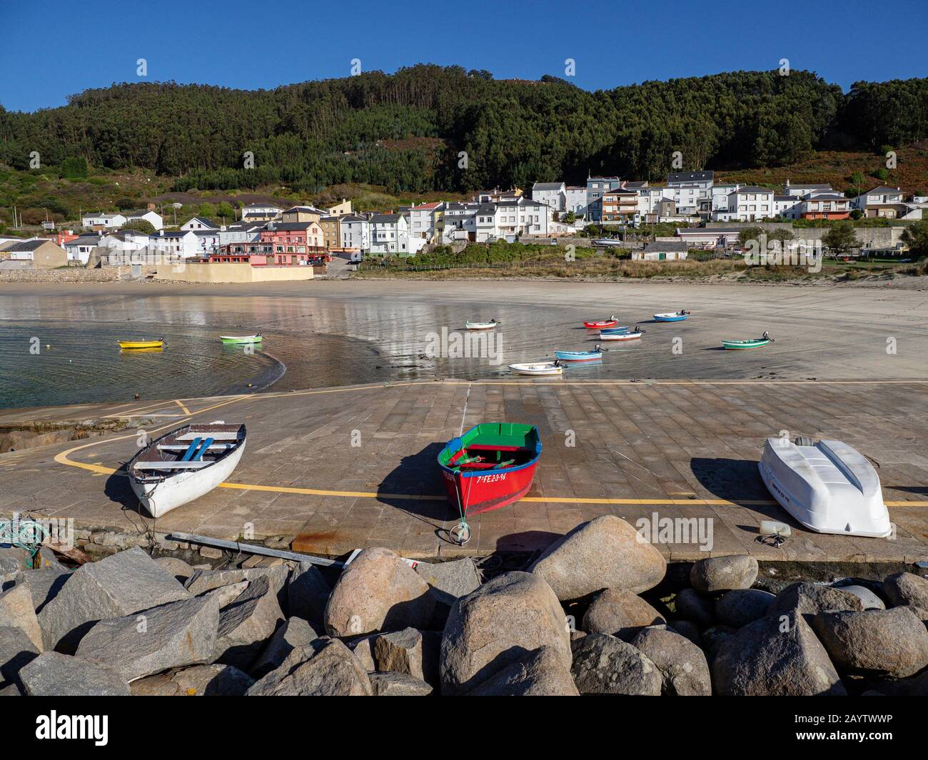 Puerto de Bares, La Coruña, Galicien, Spanien. Stockfoto