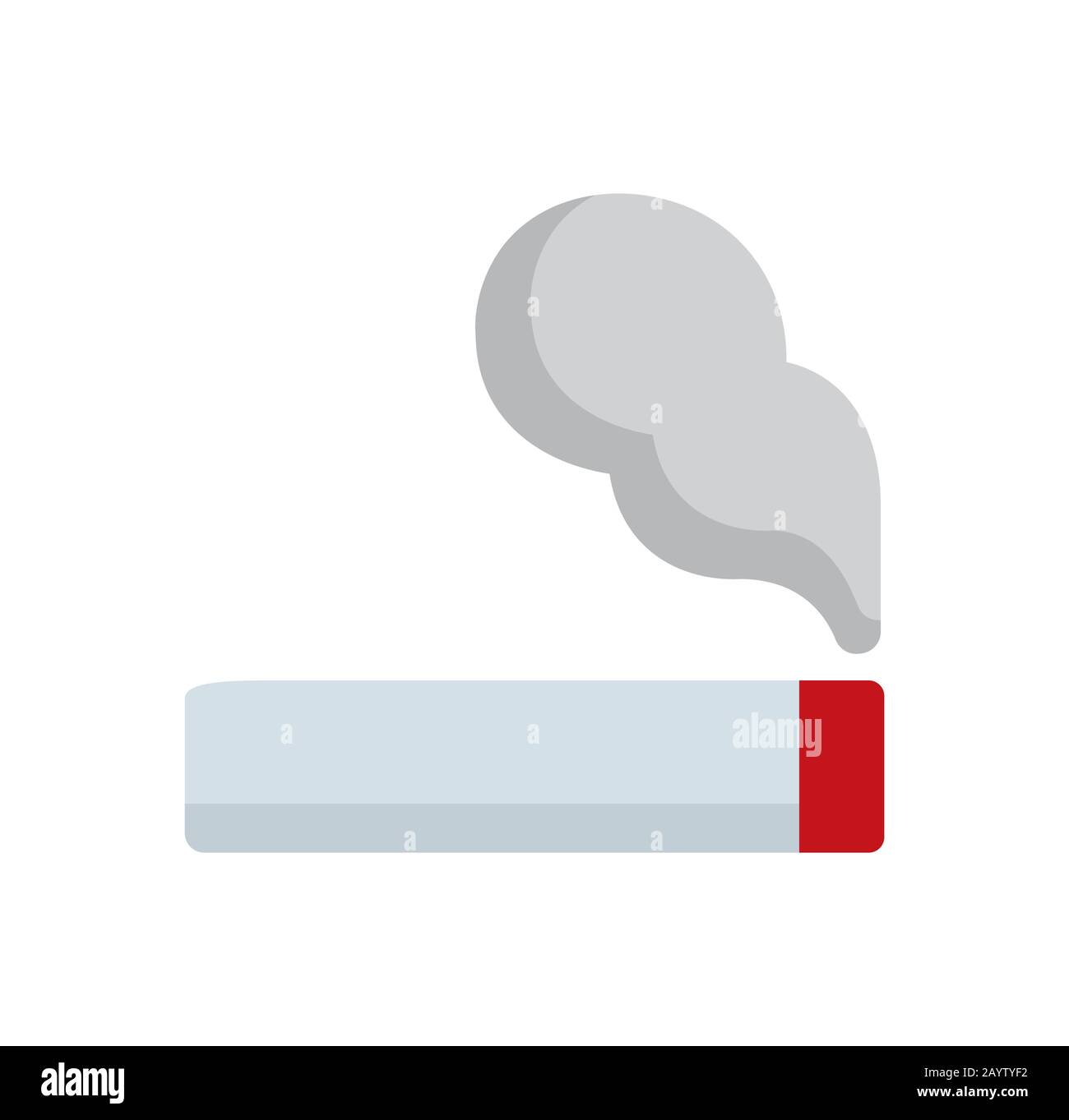 Symbol für Rauchen/Zigarette/Tabak Stock Vektor