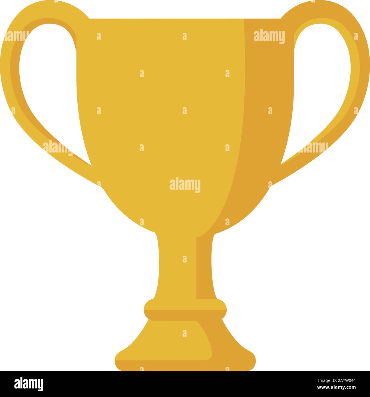 Trophäe / Auszeichnung / Gewinner Cup Flat Vector Icon Stock Vektor