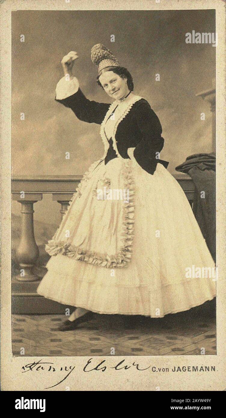 Fanny Elßler. Museum: Theatermuseum, Wien. AUTOR: CARL VON JAGEMANN. Stockfoto