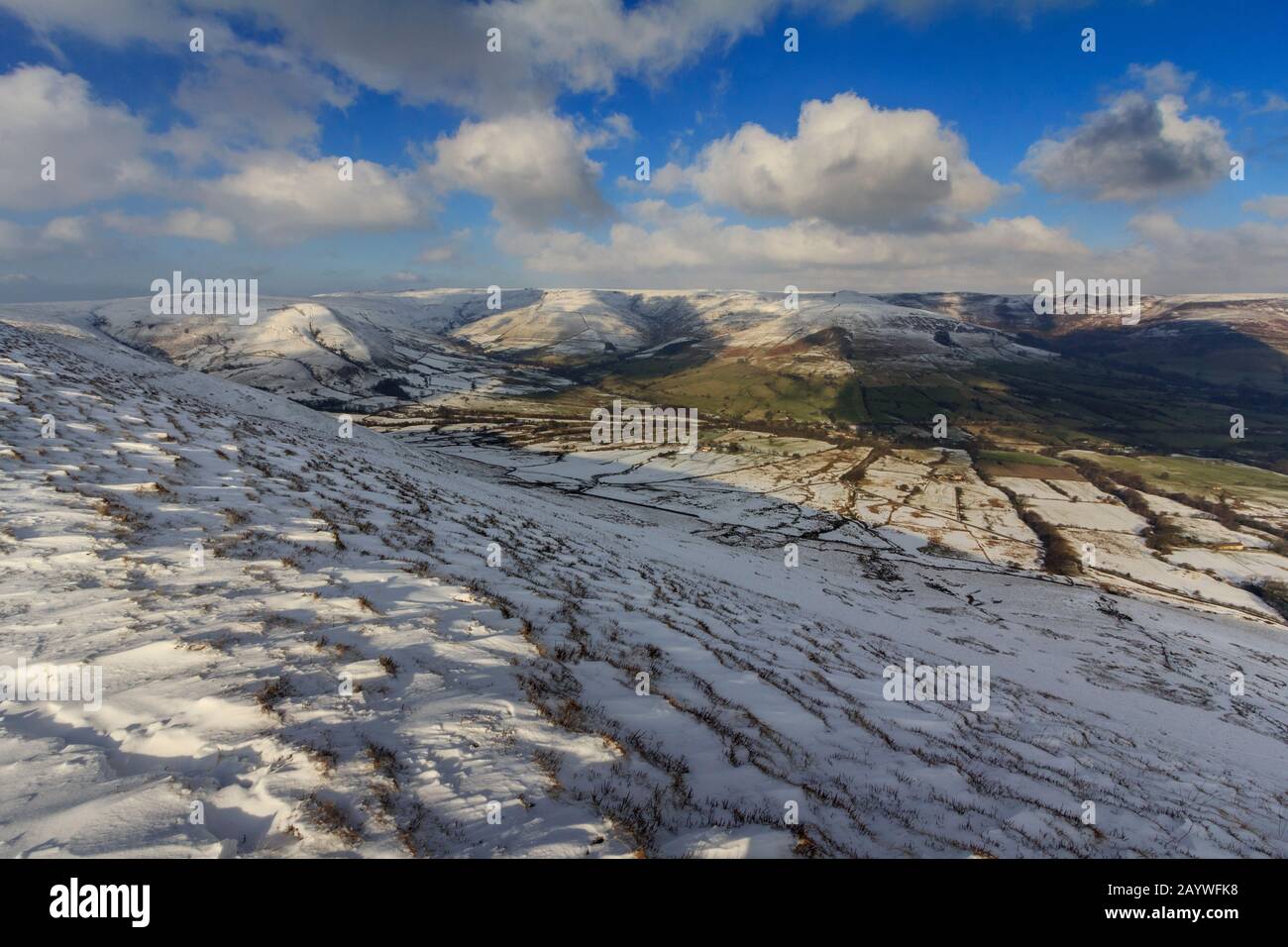 Vale of edale Peak District Nationalpark derbyshire UK gb Stockfoto