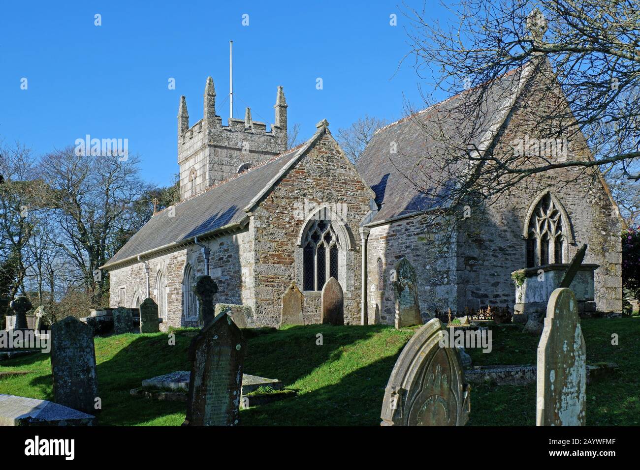 St. edwards katholische Kirche in Mawnan smith in cornwall, england, großbritannien Stockfoto