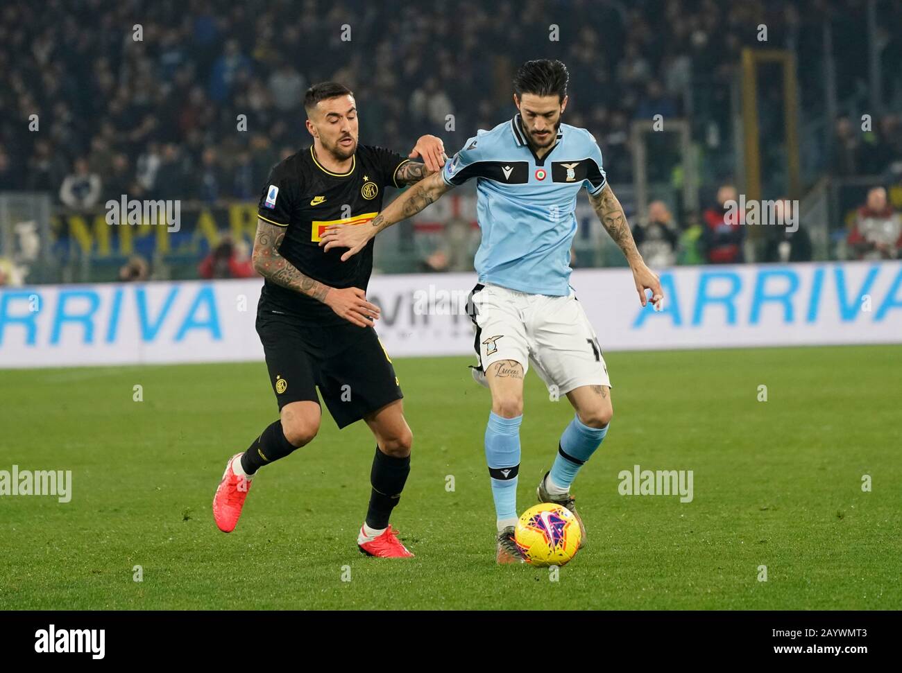 Luis alberto während SS Lazio gegen FC Internazionale, Roma, Italien, 16. Februar 2020, Fußball-Italien Serie A Stockfoto