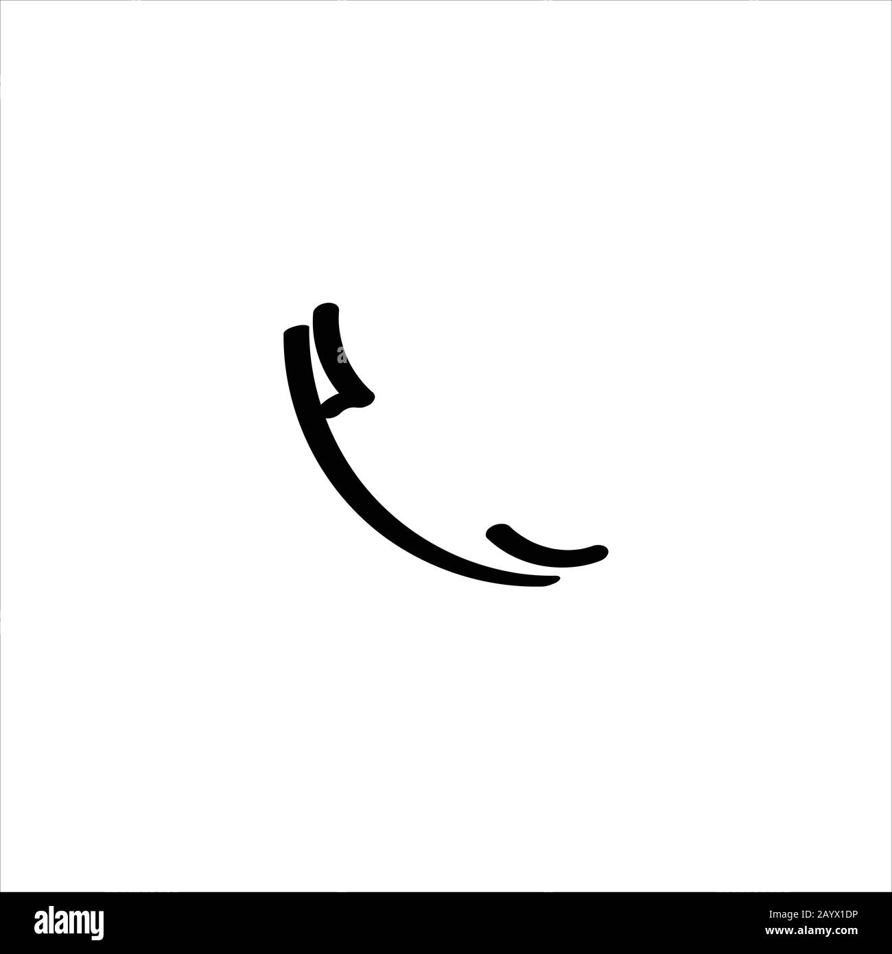 Symbol mit einem Telefon für Anrufe oder Kontakte. Schwarze Handzeichnung Doodle Sketch kann in Grußkarten, Plakaten, Flyern, Bannern, Logos, Webdesign, CV usw. Vector Illustration verwendet werden. EPS10 Stock Vektor