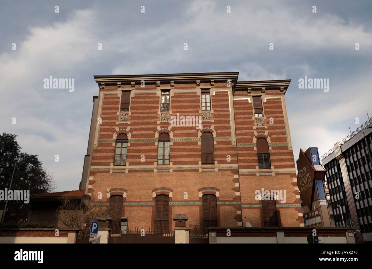 Four Point by Sheraton Hotel, in der Nähe des Hauptbahnhofs Mailand, Lombardei, Italien Stockfoto