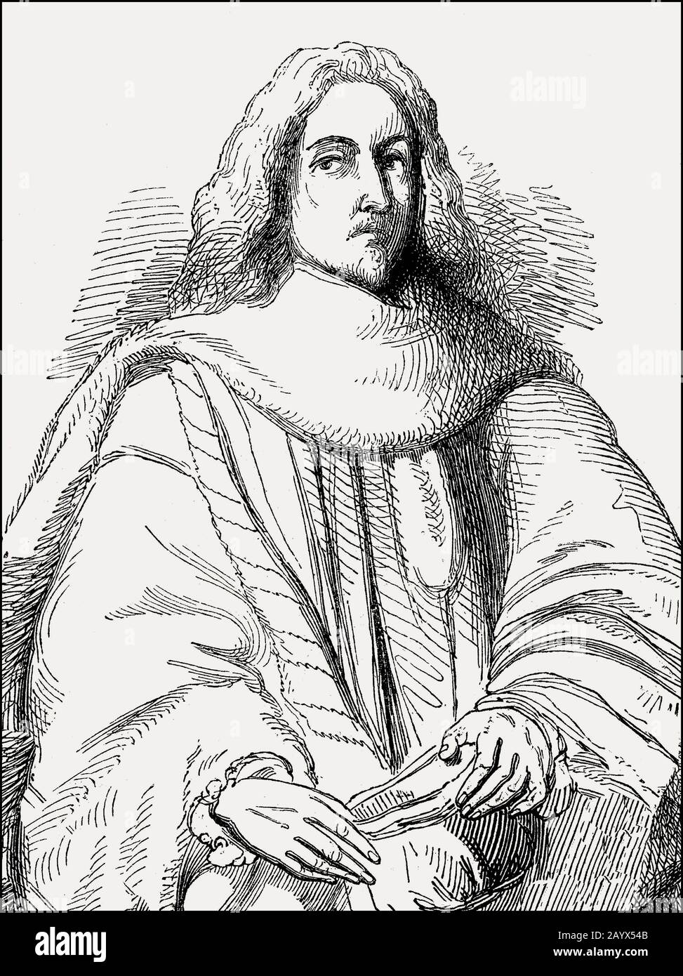 Christophe de Thou, 1508 - 1582, ein bedeutender französischer Verfechter, und der Erste Präsident des Parlaments von Paris Stockfoto