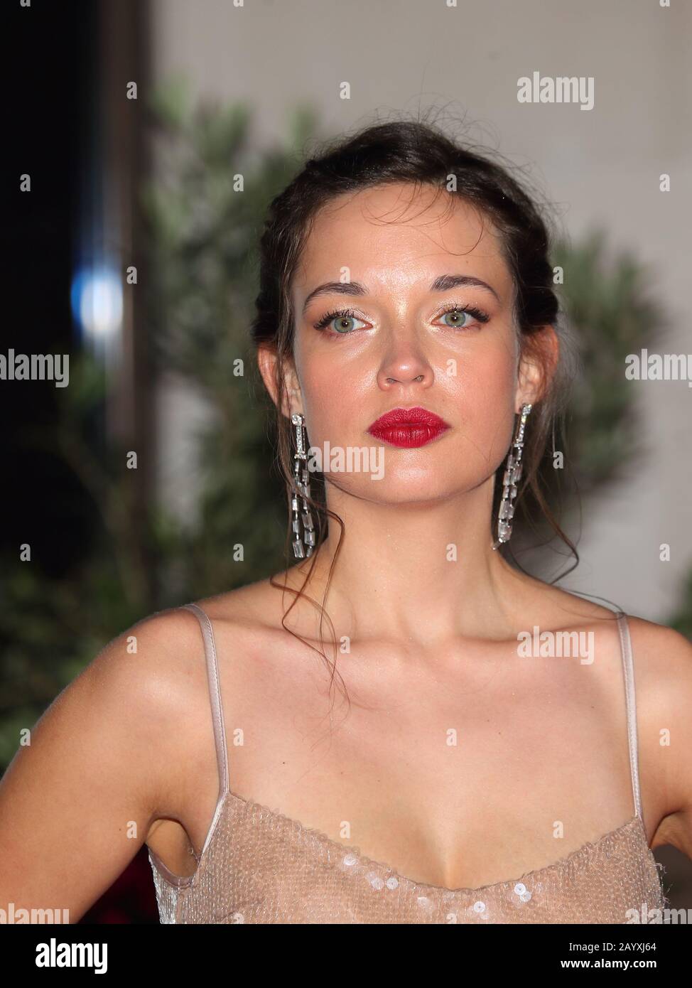 Aggy K. Adams besucht das EE BAFTA After-Party Dinner im Grosvenor House Hotel in London, Großbritannien Stockfoto
