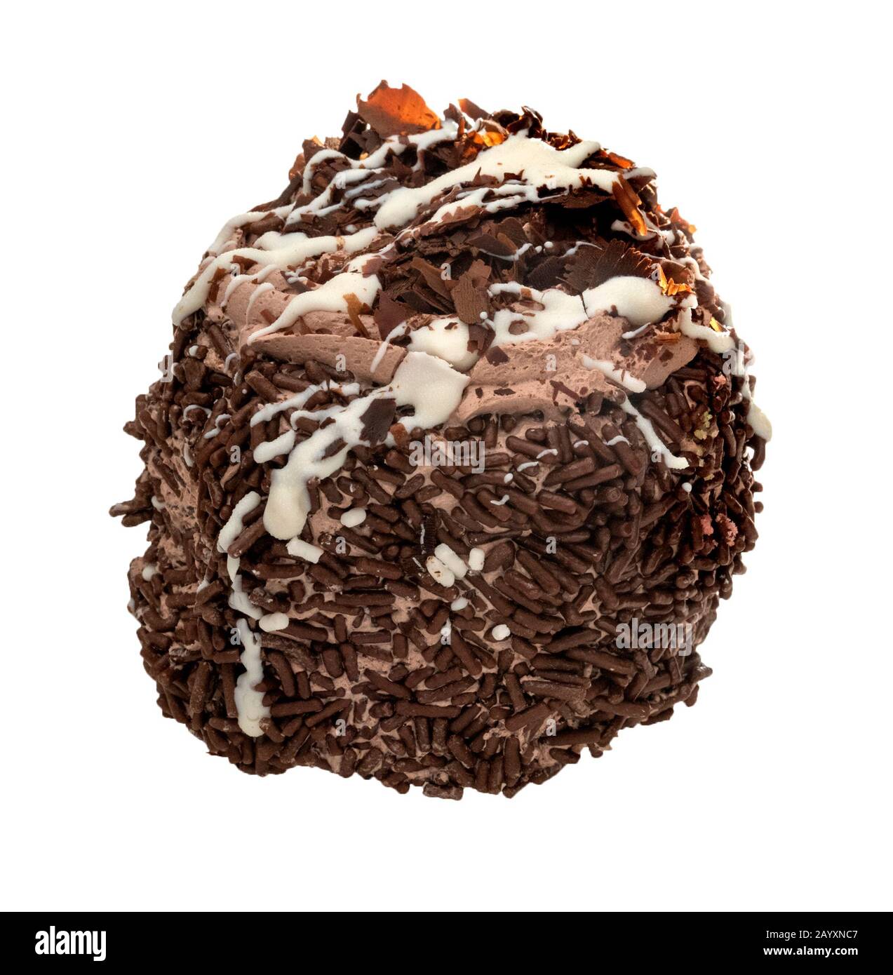 Mini Schokolade Kuchen Stockfoto