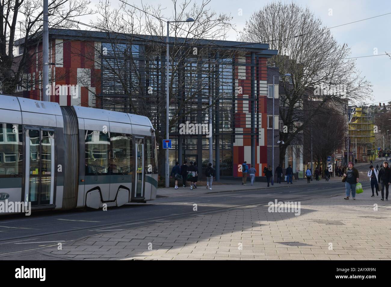 Newton und Arkwright Gebäude Nottingham Trent University, Nottingham, Vereinigtes Königreich Stockfoto