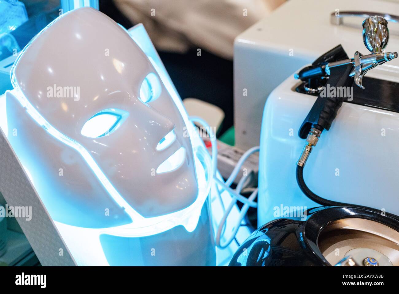 Kosmetische Maske zur Behandlung von Hautproblemen Stockfoto