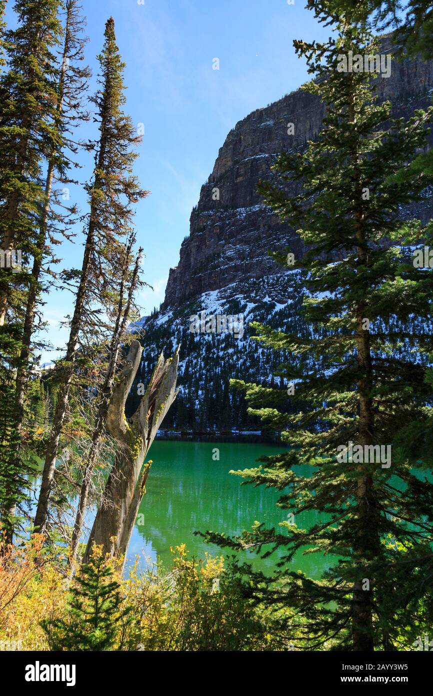 Hidden Lake in der Nähe des Grinnell Lake, Eastside of Glacier National Park, Montana. Stockfoto