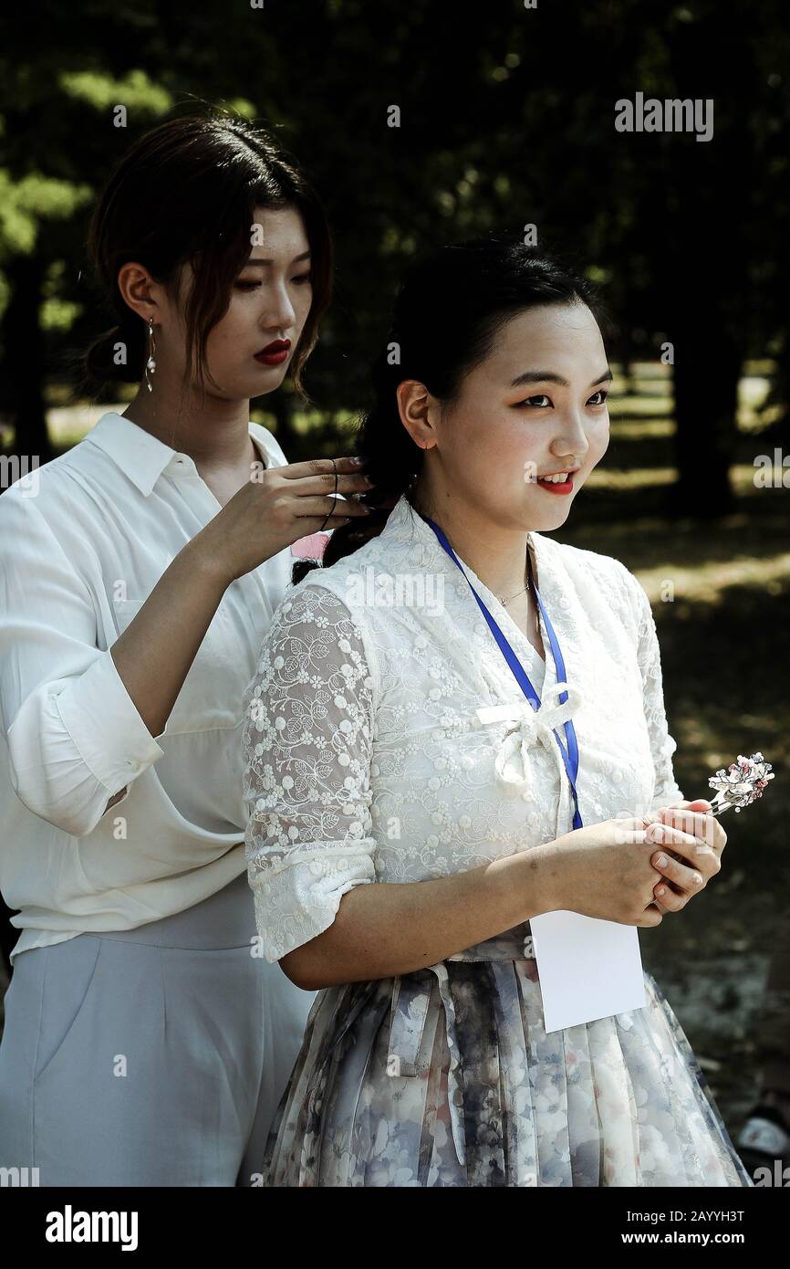 Koreanische Mädchen Stockfoto