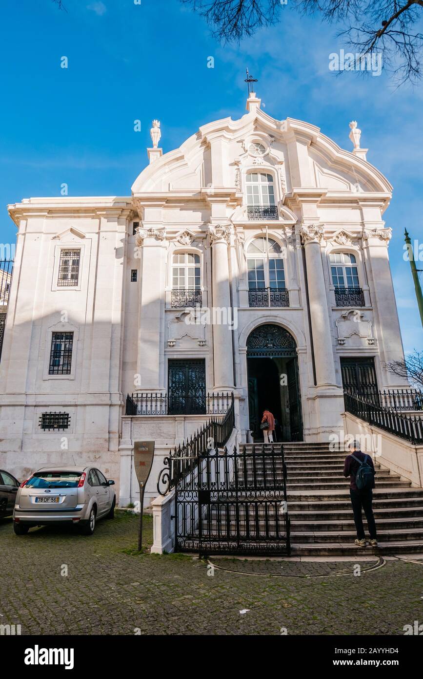Igreja de Santo António (Kirchenheilige Anthony von Lissabon) ist eine Kirche, die dem heiligen Anthony von Lissabon in Lissabon gewidmet ist Stockfoto