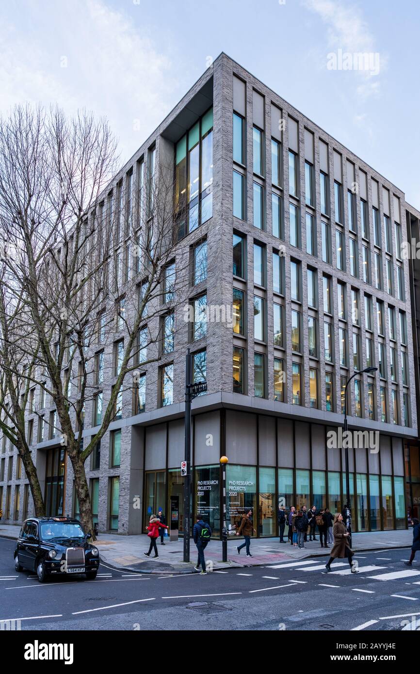 UCL Bartlett School of Architecture Gebäude an der 22 Gordon Street Bloomsbury London. Das 2018 renovierte ehemalige Wates Ho, Architekten HawkinsBrown Stockfoto